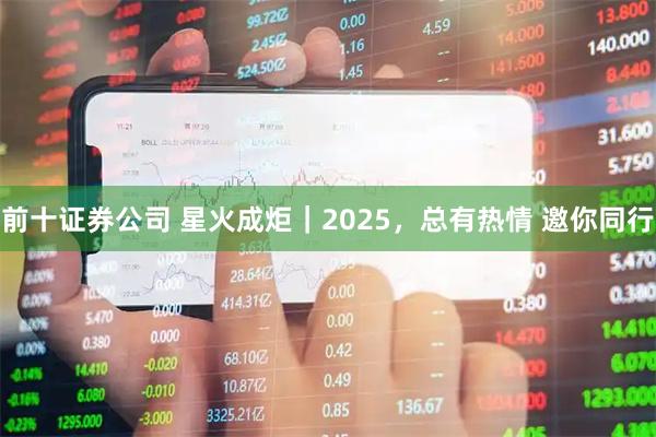 前十证券公司 星火成炬｜2025，总有热情 邀你同行
